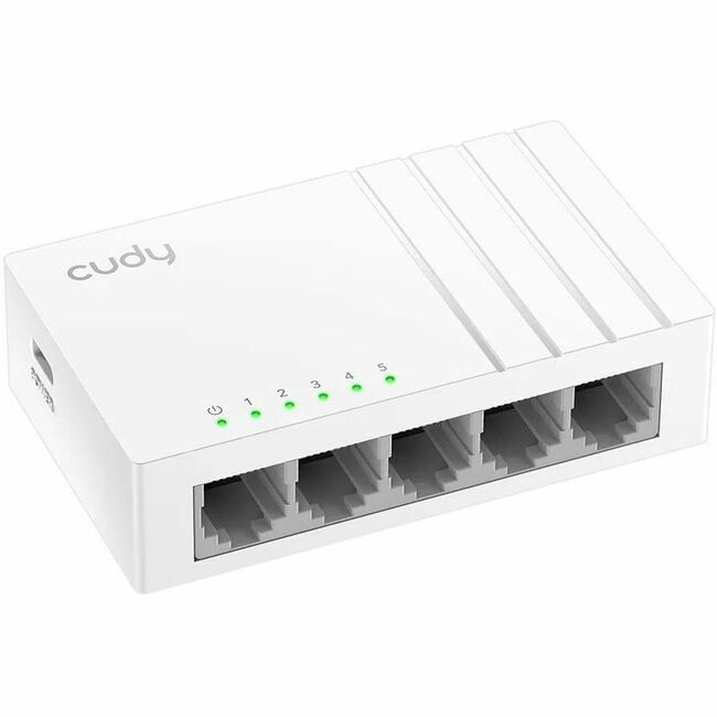 Cudy 5-Port Gigabit Ethernet Switch with USB-C Power Jack