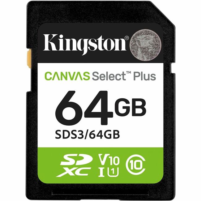 Kingston Canvas Select Plus 64GB SDXC Card