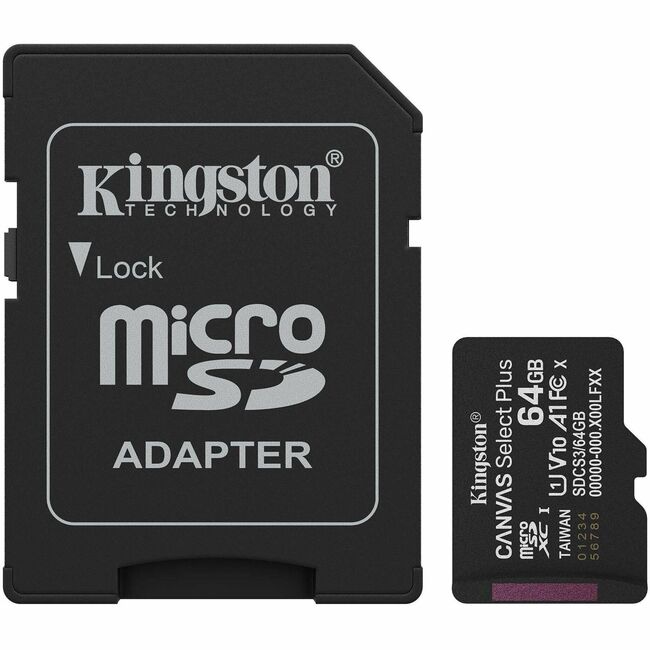 Kingston Canvas Select Plus 64GB microSDXC Card