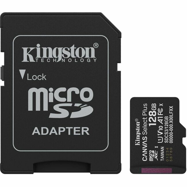 Kingston Canvas Select Plus 128GB microSDXC Card