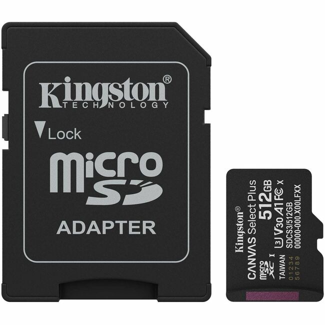 Kingston Canvas Select Plus 512GB microSDXC Card