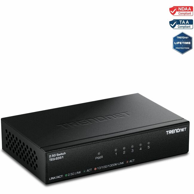 TRENDnet 5-Port 2.5G Switch