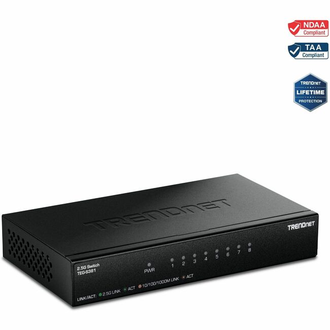 TRENDnet 8-Port 2.5G Switch