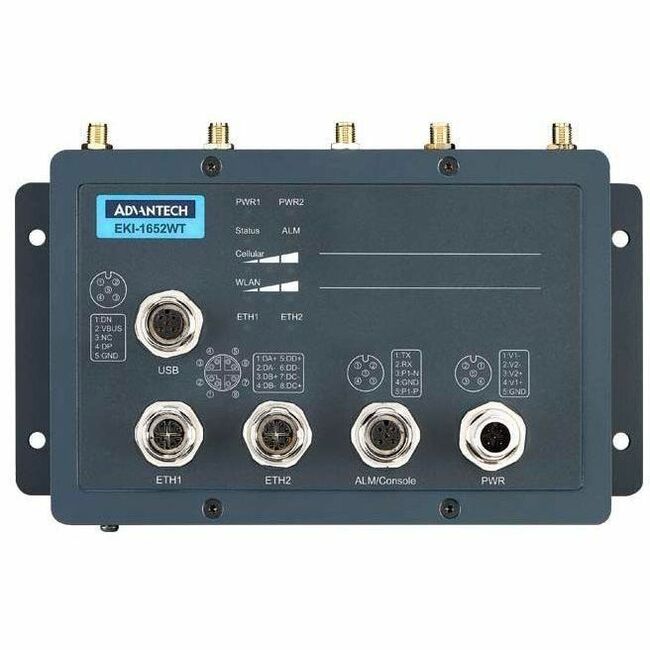 Advantech Wi-Fi 5 IEEE 802.11a/b/g/n/ac 2 SIM Ethernet Modem/Wireless Router