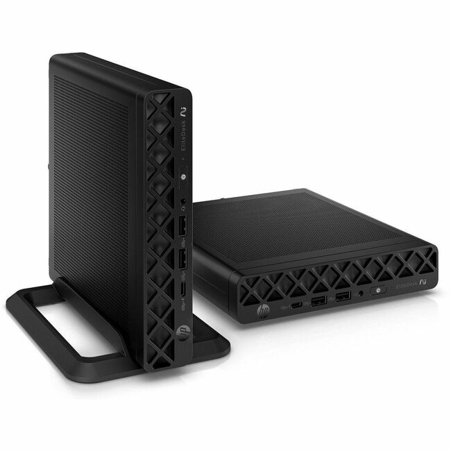 Hewlett Packard - HP EliteDesk 8 Mini G1a Desktop Next Gen AI PC Wolf Pro Security Edition