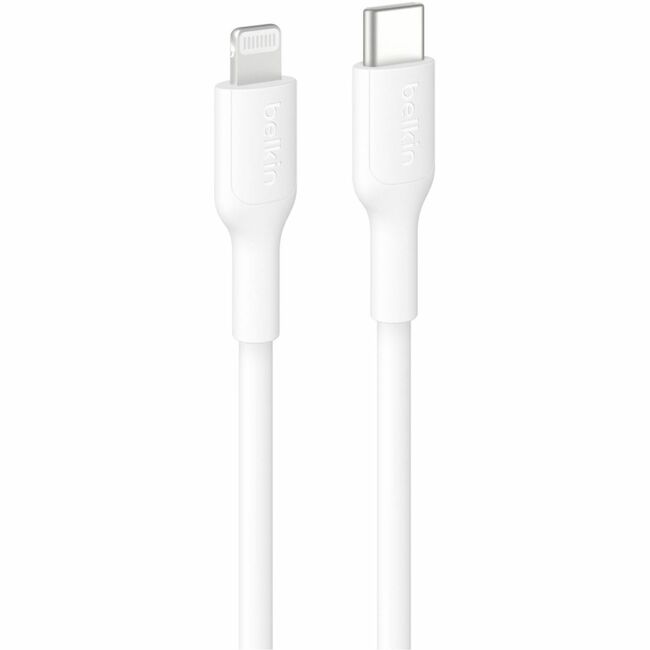 Belkin USB-C Cable with Lightning Connector, 3.3ft/1m, White