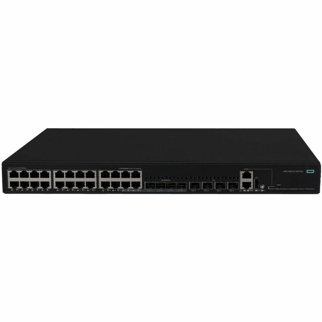 HP - Hewlett Packard Comware Switch 32p 10M/100M/1G 4p SFP+ 1G/10G 4p SFP28 10G/25G 1-slot 5550HI