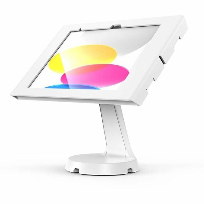 Compulocks iPad 10th-11th (A16) Gen, Apex Enclosure Mast Counter Stand White