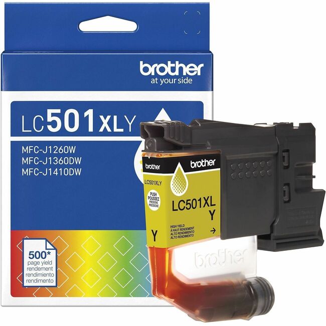 Brother High Yield Yellow Ink Cartridge (500 pages)
