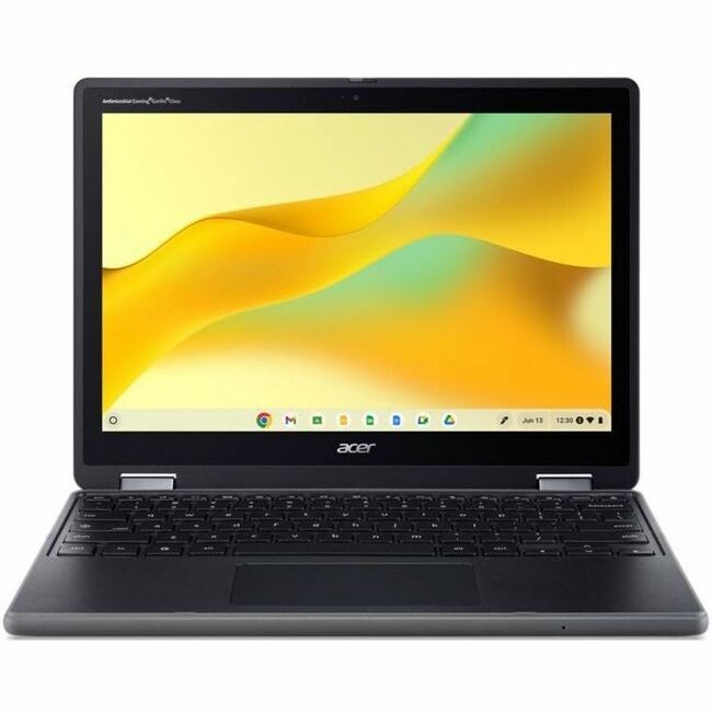 Acer Chromebook Spin 512 R857TN R857TN-C1LD 12.2" Touchscreen Convertible 2 in 1 Chromebook - WUXGA - 60 Hz - Intel N150 - 8 GB - 64 GB Flash Memory - English (US) Keyboard - Black