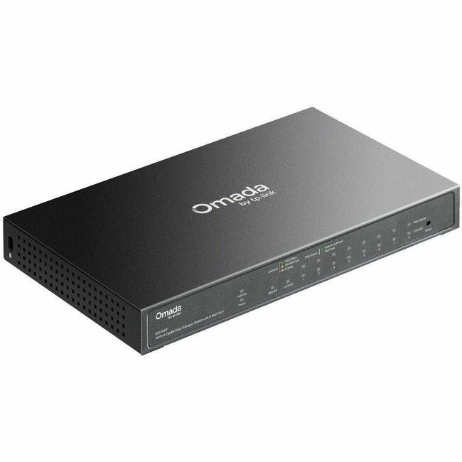 Omada 10-Port Gigabit Easy Managed Switch with 8-Port PoE+