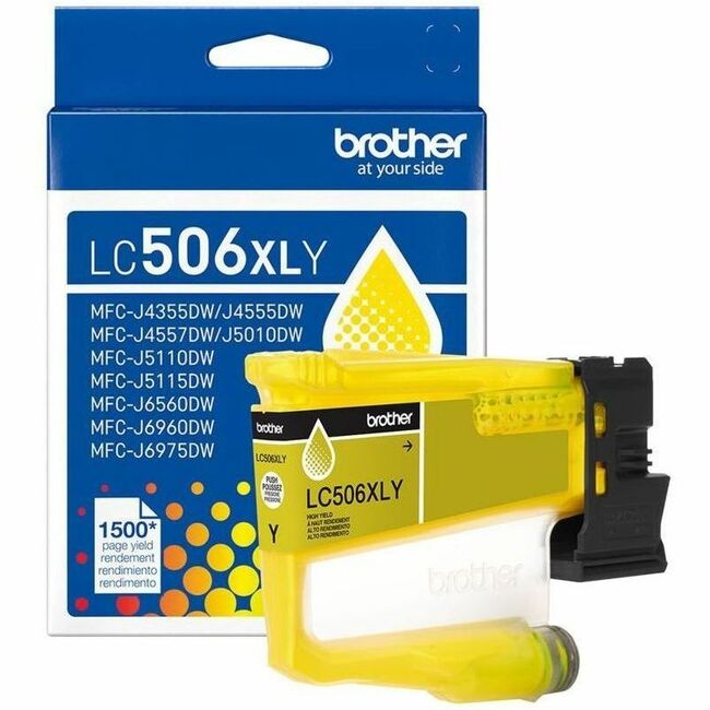 Brother LC506XLY High Yield Yellow Ink Cartridge