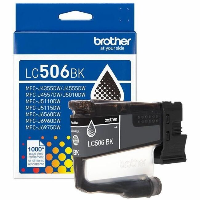Brother LC506BK Standard Yield Black Ink Cartridge