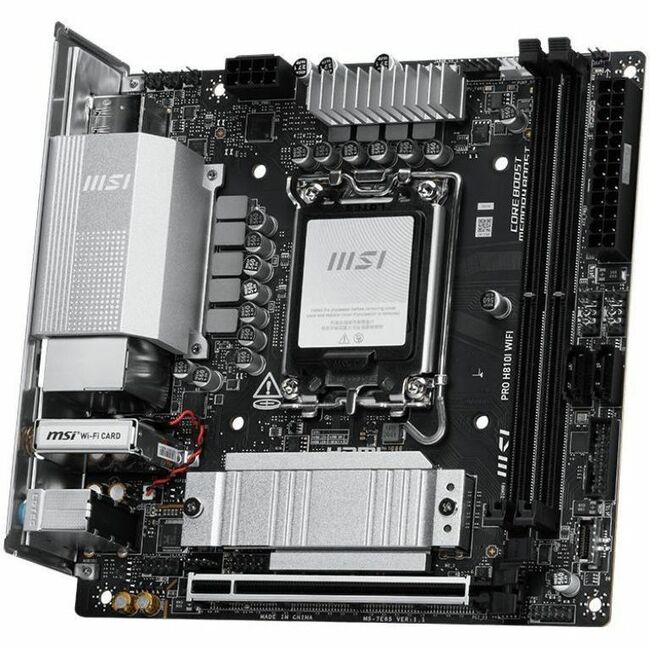 MSI PRO H810I WIFI Gaming Desktop Motherboard