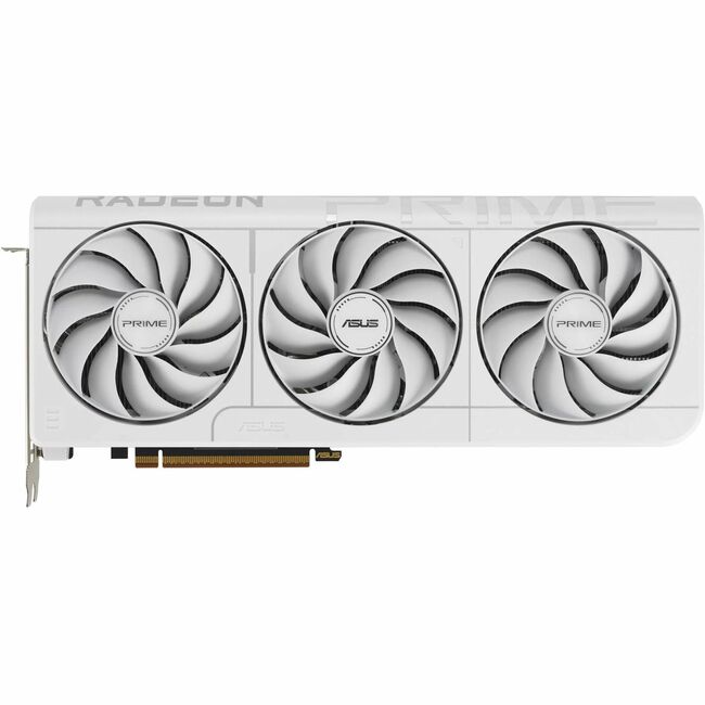 Asus Prime Radeon RX 9070 XT White OC Edition 16GB GDDR6 Graphic Card
