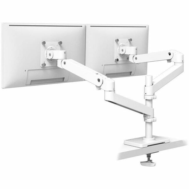 Ergotron LX Pro Dual Stacking Arm, Grommet Mount (white)