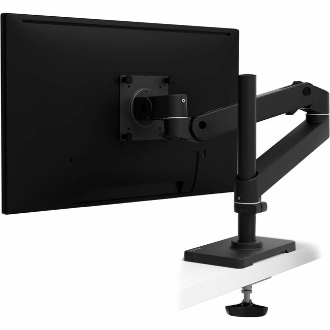 Ergotron LX Pro Desk Monitor Arm, Tall Pole, Grommet Mount (Black)