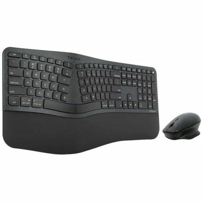 Lenovo Targus EcoSmart Ergonomic Keyboard and ErgoFlip Mouse Combo - Black