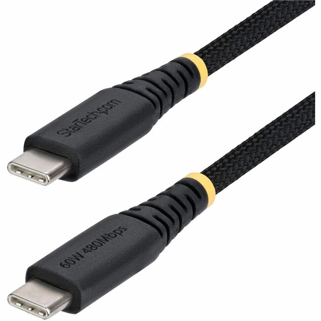 StarTech Braided USB-C Cable - Black