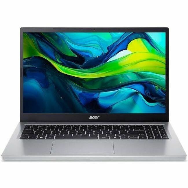Acer Aspire Go 15 AG15-32PT AG15-32PT-3188 15.6" Touchscreen Notebook - Full HD - 60 Hz - Intel Core 3 N355 - 8 GB - PCI Express NVMe 3.0 SSD - 128 GB Flash Memory - English (US) Keyboard - Silver
