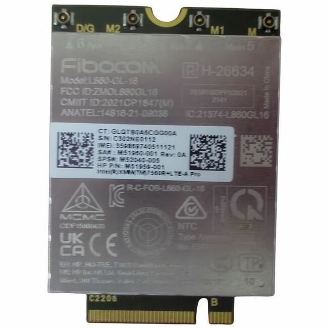 HPI - RPB Certified Parts Fibocom WWAN (Long-Term Evolution) Module with GPS M.2 AMO