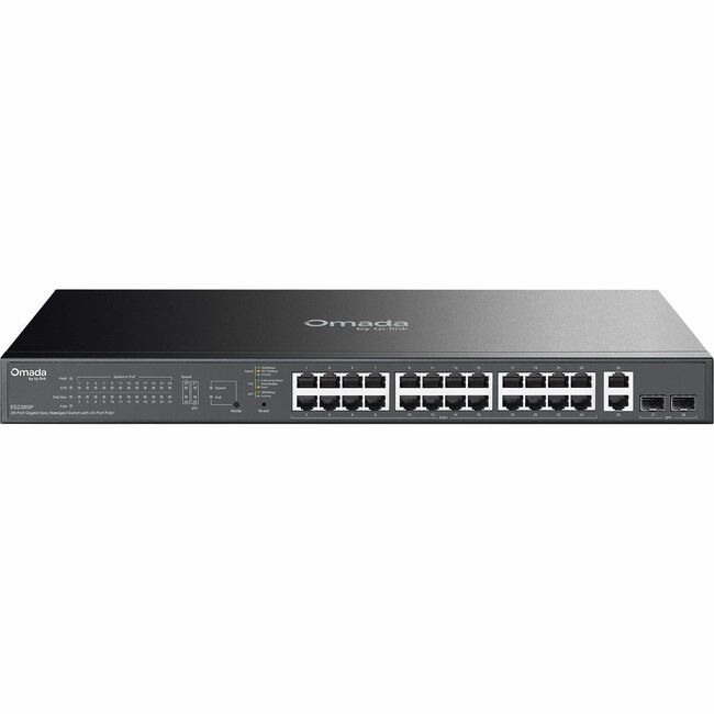 Omada 28-Port Gigabit Easy Managed Switch with 24-Port PoE+