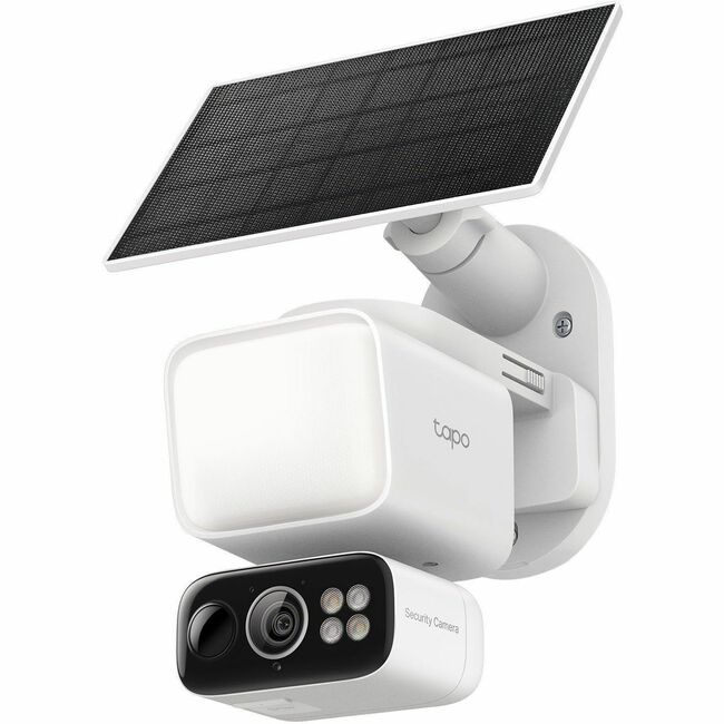 Tapo Solar-Powered Floodlight Pan/Tilt Security Camera Kit