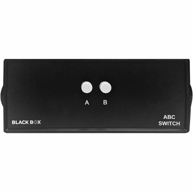 Black Box Manual Desktop Ethernet Switch -1000-Mbps, RJ45, 2-to-1