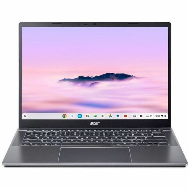 Acer Chromebook Plus 514 CBE594-2T CBE594-2T-57JJ 14" Touchscreen Clamshell Chromebook - WUXGA - 60 Hz - Intel Core 5 120U - 16 GB - 256 GB PCI Express NVMe 4.0 SSD - English (US) Keyboard - Iron