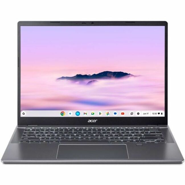 Acer Chromebook Plus 514 CBE594-2 CBE594-2-30ZU 14" Clamshell Chromebook - WUXGA - 60 Hz - Intel Core 3 100U - 16 GB - 256 GB PCI Express NVMe 4.0 SSD - English (US) Keyboard - Iron