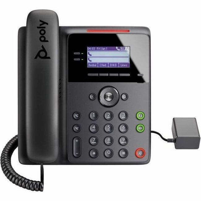HPI SOURCING - NEW Edge B10 IP Phone - Corded - Corded - Wall Mountable, Desktop - Black