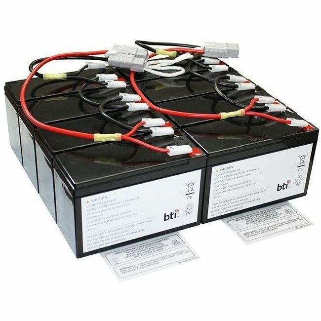 BTI RBC12-SLA12-TAA 12V 8-CELL LEAD ACID UPS BATTERY REPLACES RBC12 (TAA-Compliant) - 2 YR WARRANTY