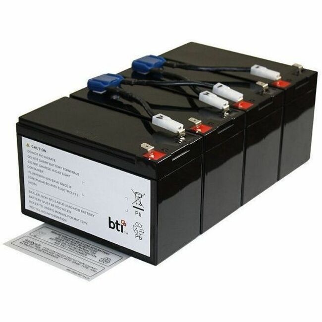BTI RBC8-SLA8-TAA 12V 4-CELL LEAD ACID UPS BATTERY REPLACES RBC8 (TAA-Compliant) - 2 YR WARRANTY