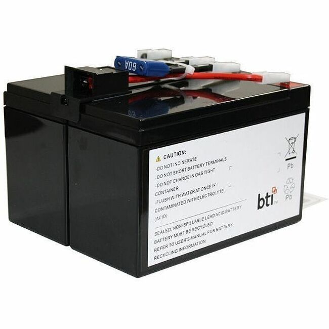 BTI RBC48-SLA48-TAA 12V 2-CELL LEAD ACID UPS BATTERY REPLACES RBC48 (TAA-Compliant) - 2 YR WARRANTY