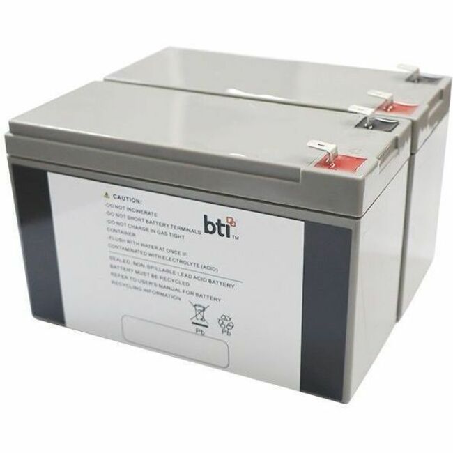 BTI RB1290X2-TAA 12V 2-CELL LEAD ACID UPS BATTERY REPLACES RB1290X2 (TAA-Compliant) - 2 YR WARRANTY