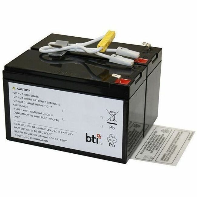 BTI RBC5-SLA5-TAA 12V 2-CELL LEAD ACID UPS BATTERY REPLACES RBC5 (TAA-Compliant) - 2 YR WARRANTY