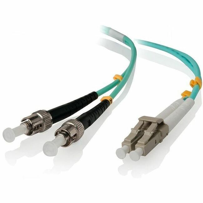 Alogic LC-ST 40G/100G Multi Mode Duplex LSZH Fibre Cable 50/125 OM4 - 3m