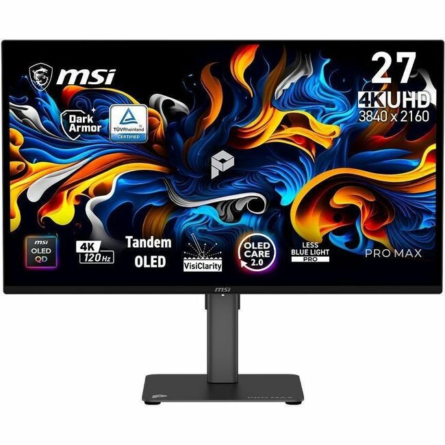 MSI PRO MAX 271UPX12G Widescren Gaming OLED Monitor