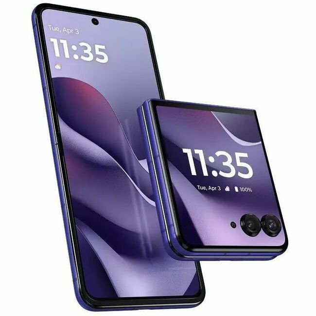 Motorola Mobility razr ultra (2026) 512 GB Smartphone - 7" Flexible Folding Screen Extreme AMOLED 1.5K 1224 x 2992 - Octa-core (OryonDual-core (2 Core) 4.47 GHz + Oryon Hexa-core (6 Core) 3.53 GHz - 16 GB RAM - Android 16 - 5G - PANTONE Orient Blue