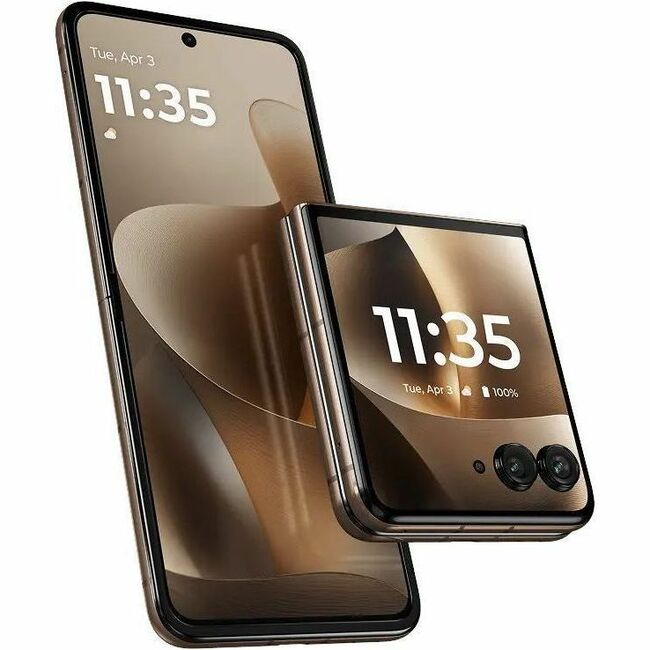 Motorola Mobility razr ultra (2026) 512 GB Smartphone - 7" Flexible Folding Screen Extreme AMOLED 1.5K 1224 x 2992 - Octa-core (OryonDual-core (2 Core) 4.47 GHz + Oryon Hexa-core (6 Core) 3.53 GHz - 16 GB RAM - Android 16 - 5G - PANTONE Cocoa