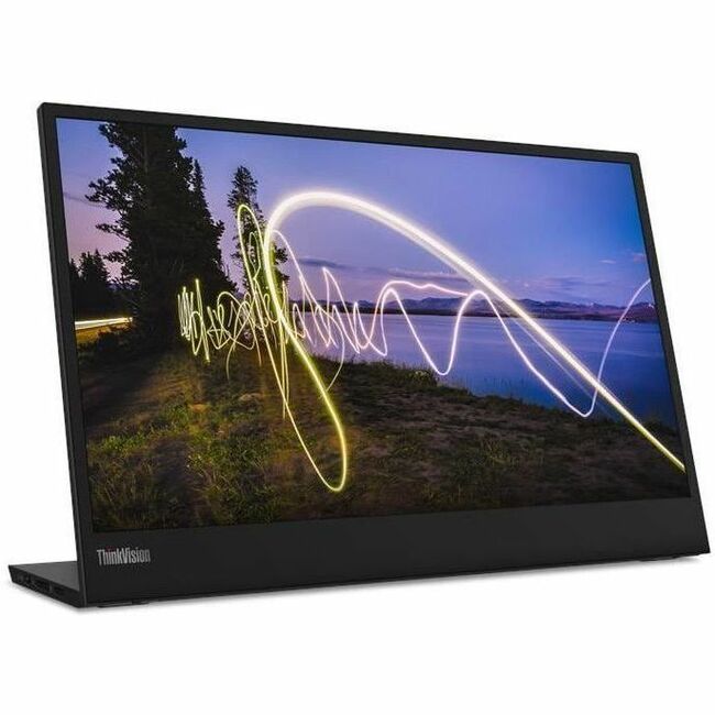 Lenovo DCG - Open Source ThinkVision M15 16" Class Full HD LED Monitor - 16:9 - Raven Black