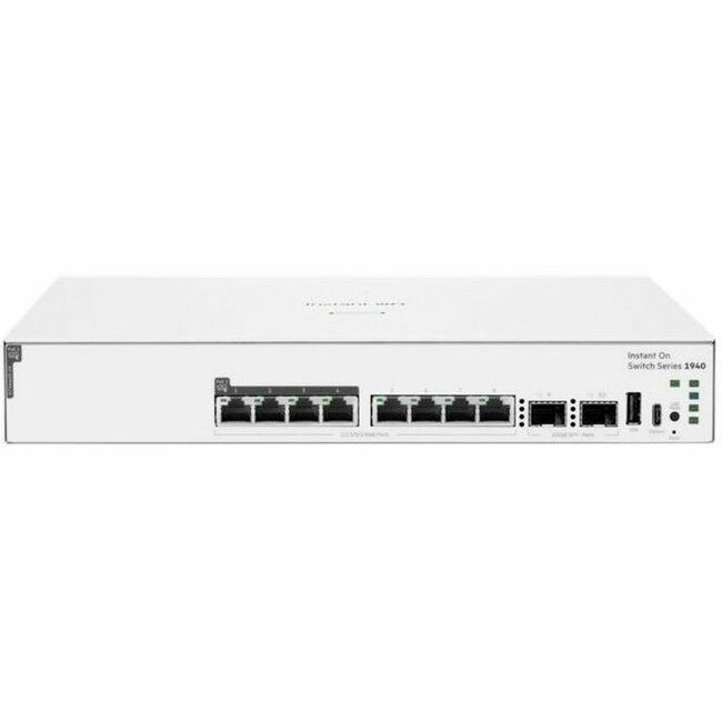 HPE Instant On Switch 40p Gigabit CL4 8p SR2.5G CL6 PoE 4p SFP+ 600W 1940