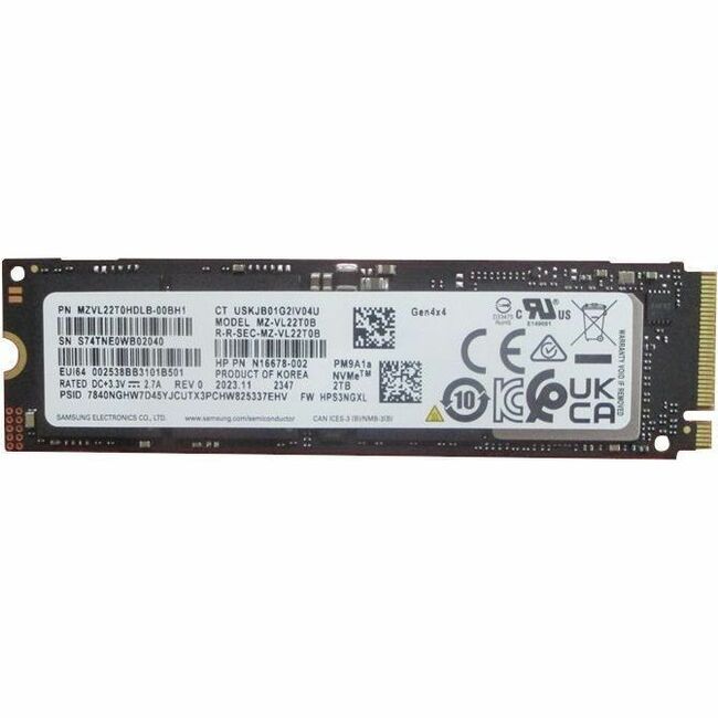 HPI - RPB Certified Parts 2 TB Solid State Drive - M.2 2280 Internal - PCI Express NVMe (PCI Express NVMe 4.0 x4)