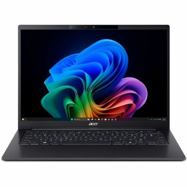 Acer TravelMate P6 14 AI TMP614-74 TMP614-74-710X 14" Clamshell Copilot+ PC Notebook - WQXGA+ - 120 Hz - Intel Core Ultra X7 Series 3 358H - Intel Evo Platform - 32 GB - 1 TB PCI Express NVMe 4.0 SSD - English (US) Keyboard - Black