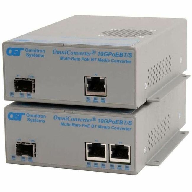 OmniConverter 10GPoEBT/S 10G Multi-Gigabit Standalone Media Converter