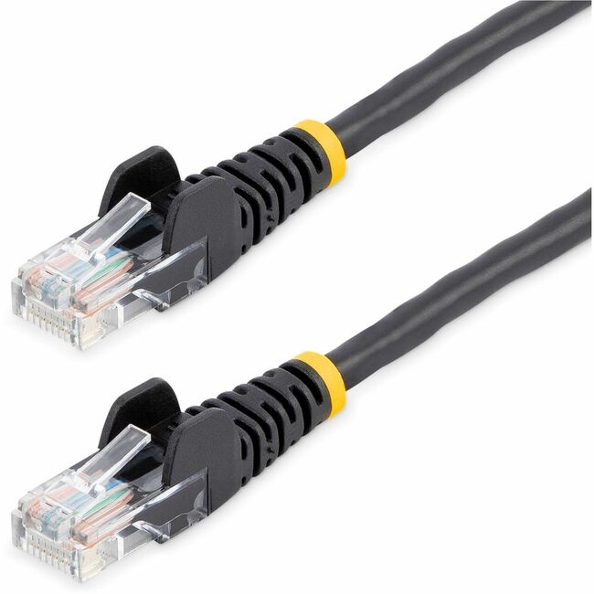 StarTech 50 ft Black Cat5e Snagless Patch Cable