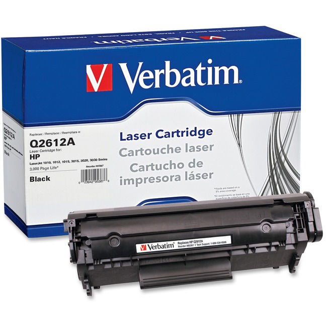 Verbatim Remanufactured Laser Toner Cartridge alternative for HP Q2612A