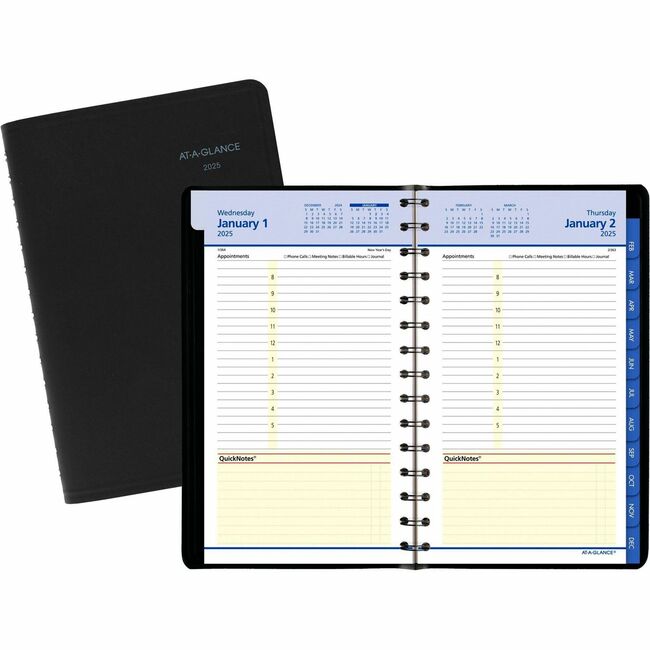 At-A-Glance Quicknotes Daily/Monthly Appointment Book