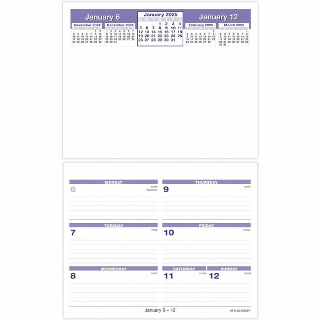 At-A-Glance Flip-A-Week Desk Calendar Refill