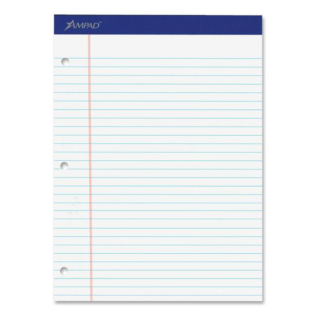 Ampad Double Sheet Legal-ruled Writing Pad